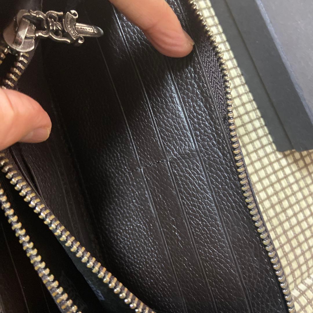 長財布　ブラウン