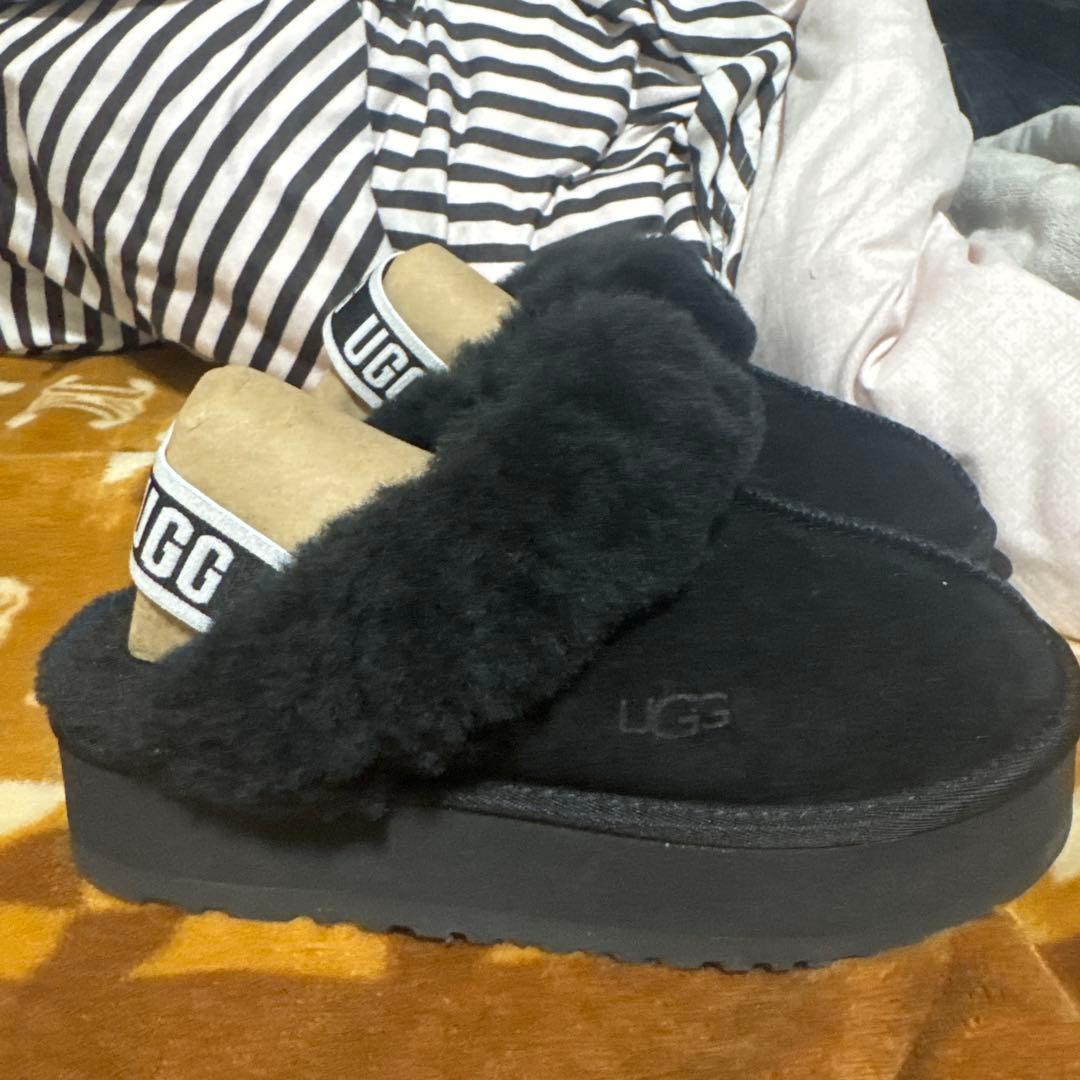 UGG ブラック ファンケット
