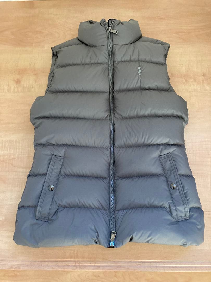 【美品】Polo Ralph Lauren グレー ダウンベスト