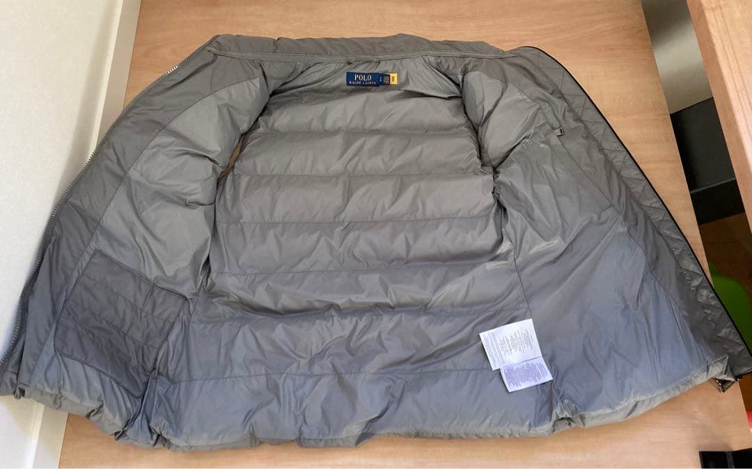 【美品】Polo Ralph Lauren グレー ダウンベスト