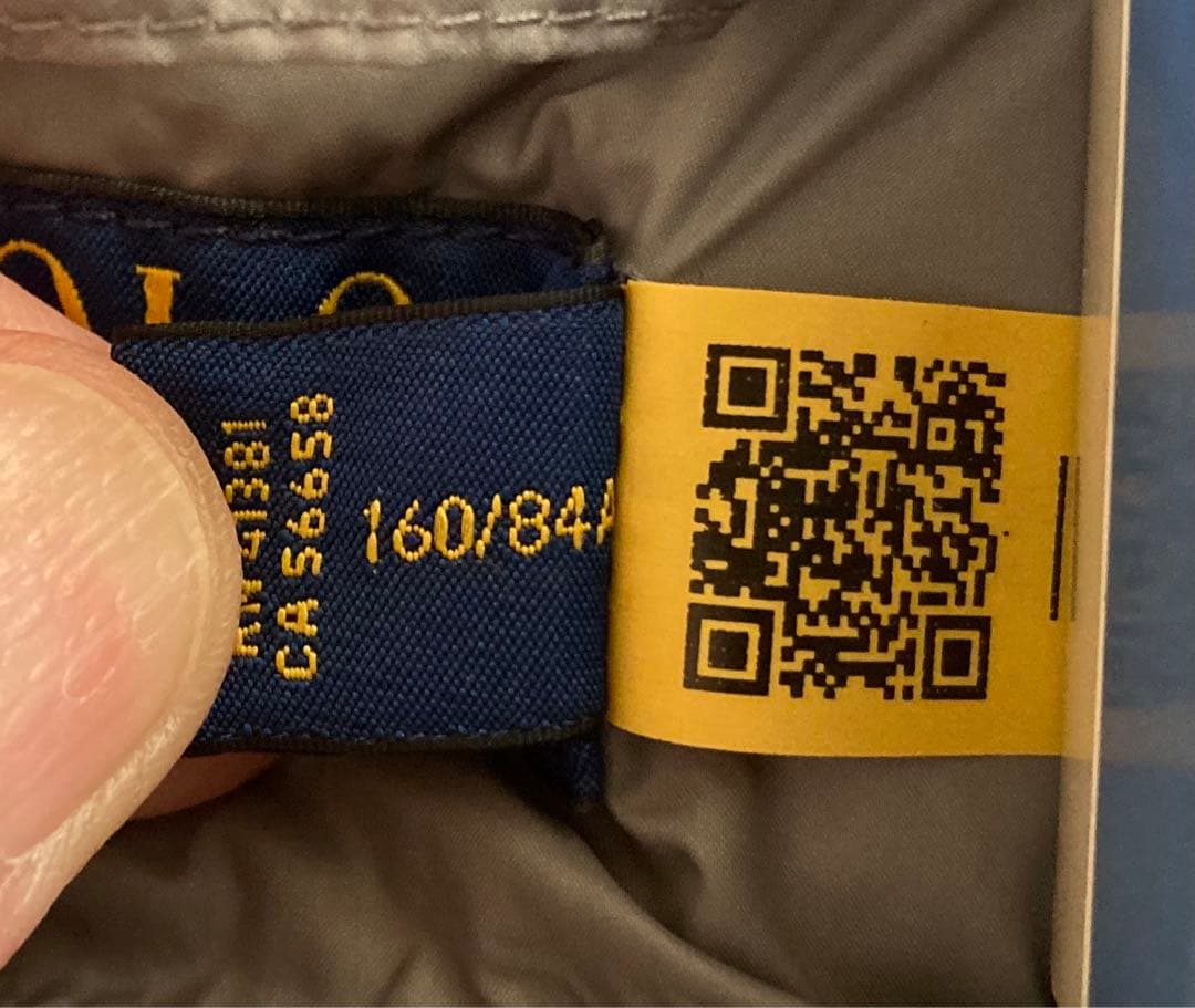 【美品】Polo Ralph Lauren グレー ダウンベスト