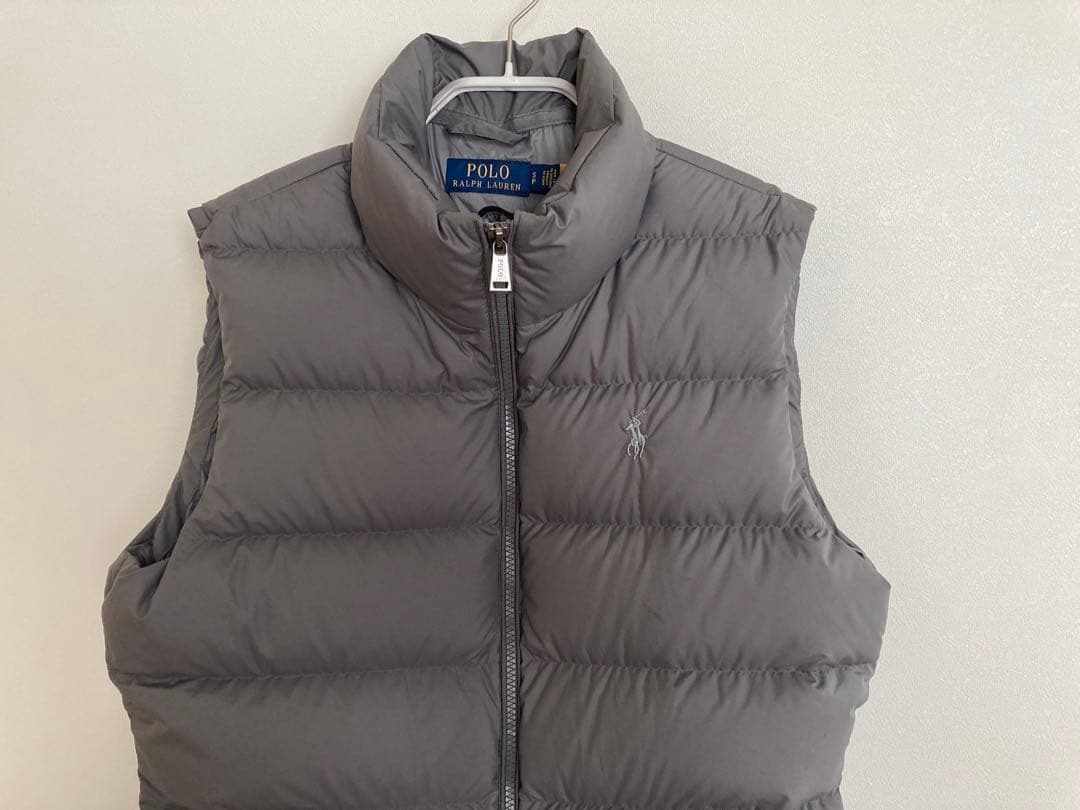 【美品】Polo Ralph Lauren グレー ダウンベスト