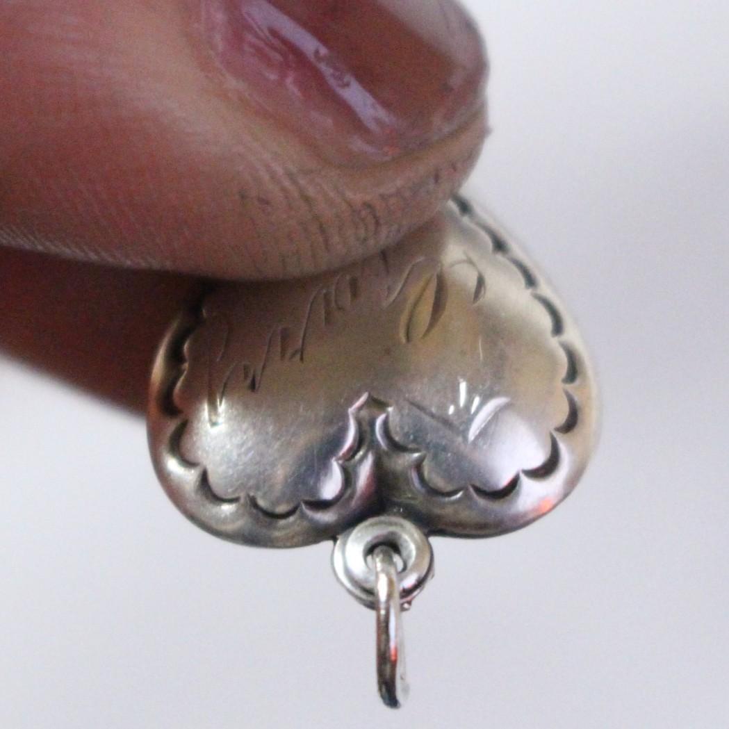 30s　スウィートハートジュエリー　WW2　 ギフトに　名前　ピュアハート　古着