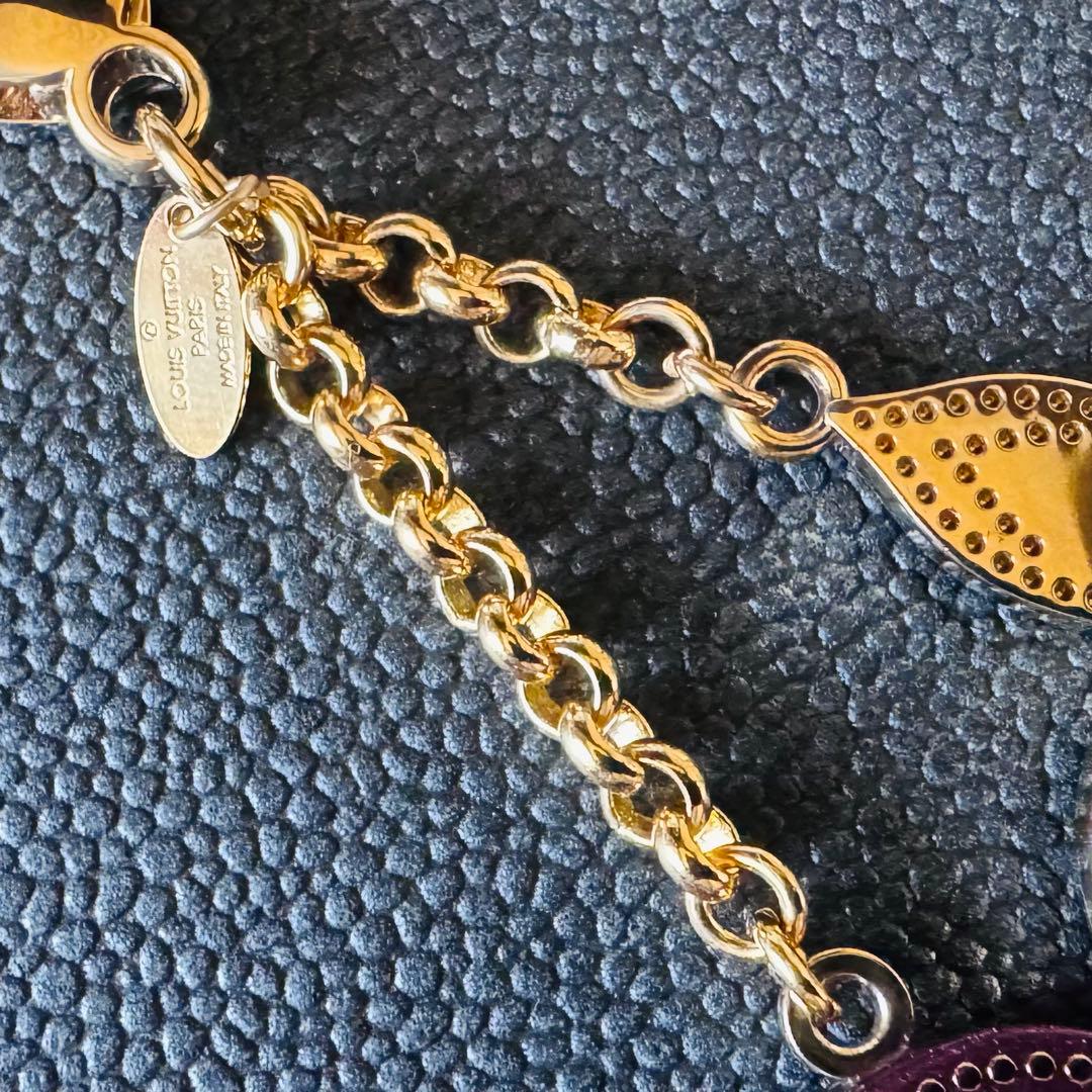 LOUIS VUITTON ステップリー モノグラムフラワー キーホルダー極美