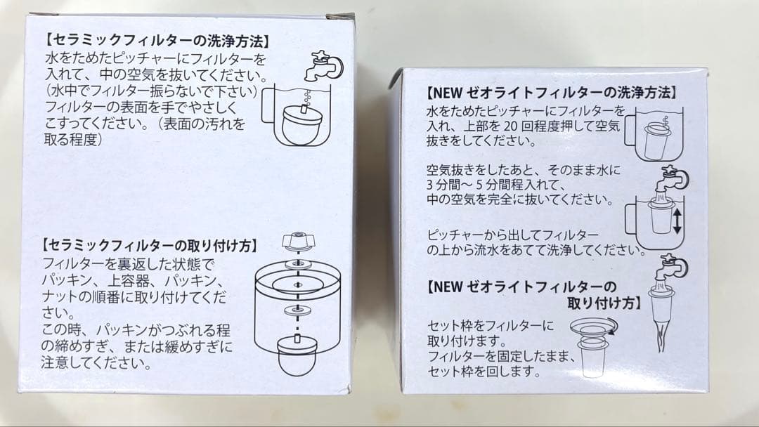 ポタポタクラブセラミックフィルター&ゼオライトフィルター