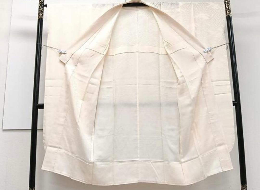 振袖フルセット　深緑　黒　金彩　作家者　躾糸付き　正絹　振袖6点セット