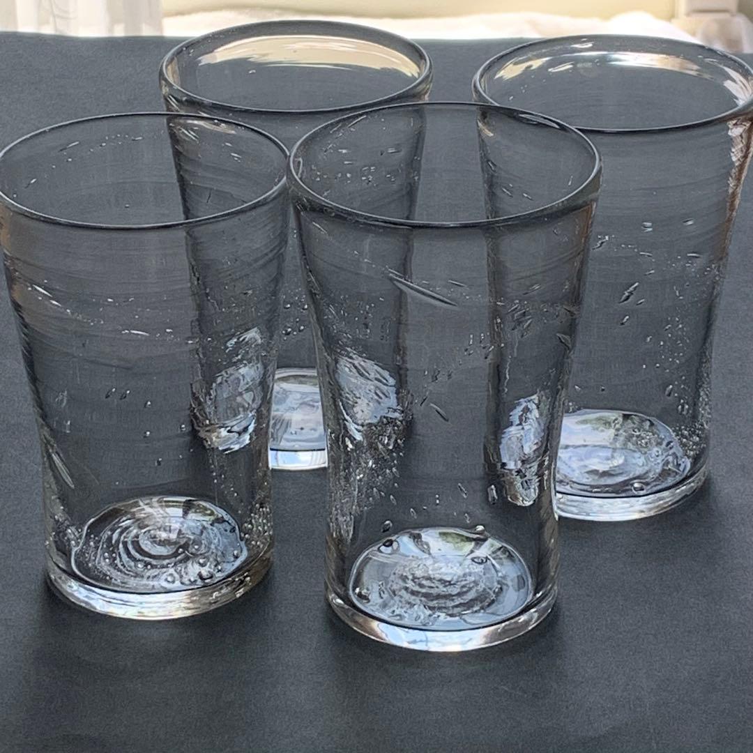 荒川尚也さん晴耕社　グラス４点セット