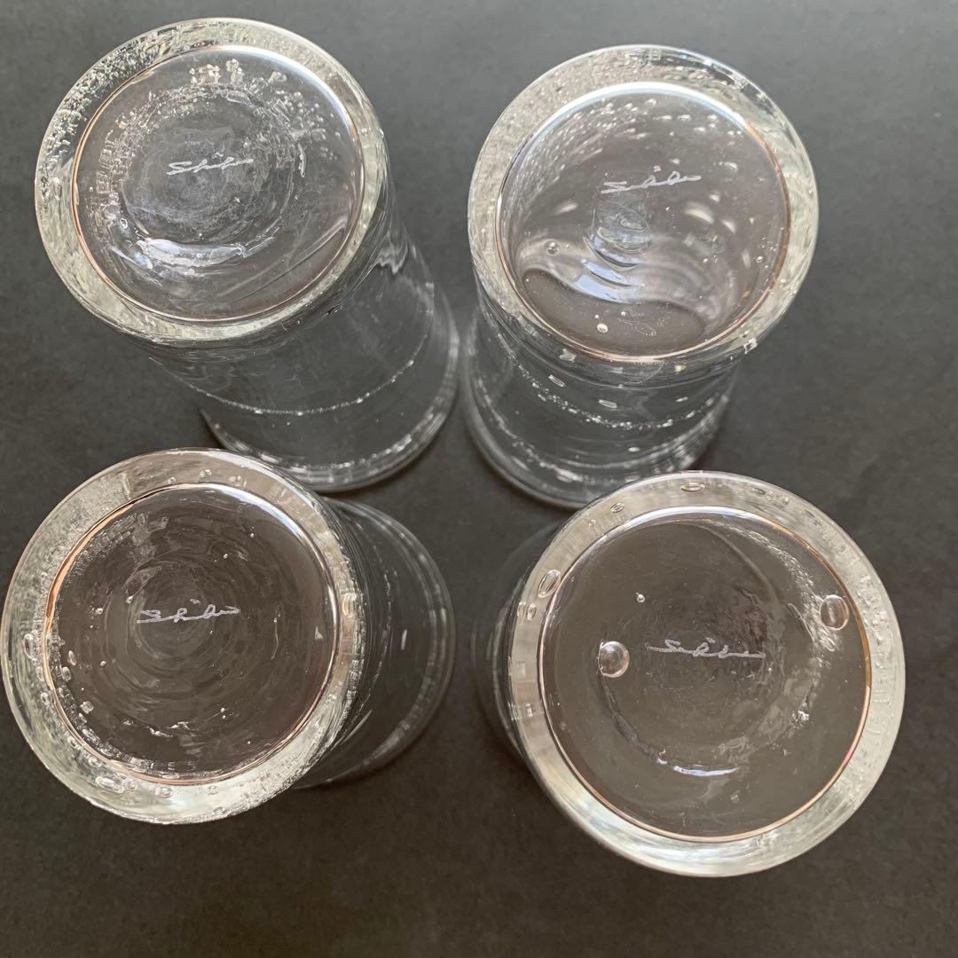 荒川尚也さん晴耕社　グラス４点セット