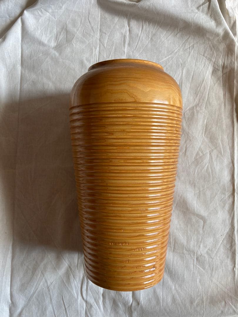 古道具　木工花瓶