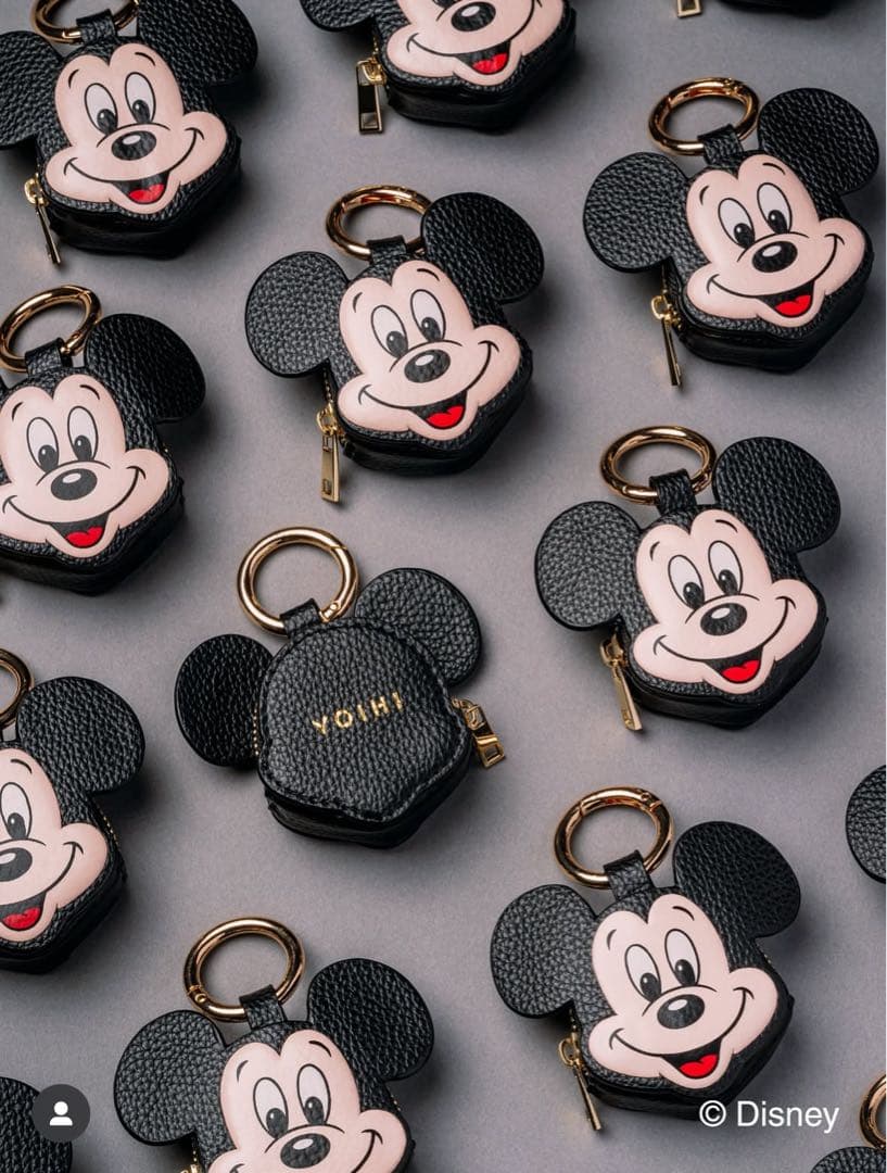 【大人気完売】YOIHI ディズニー ミッキーマウスデザイン バッグチャーム