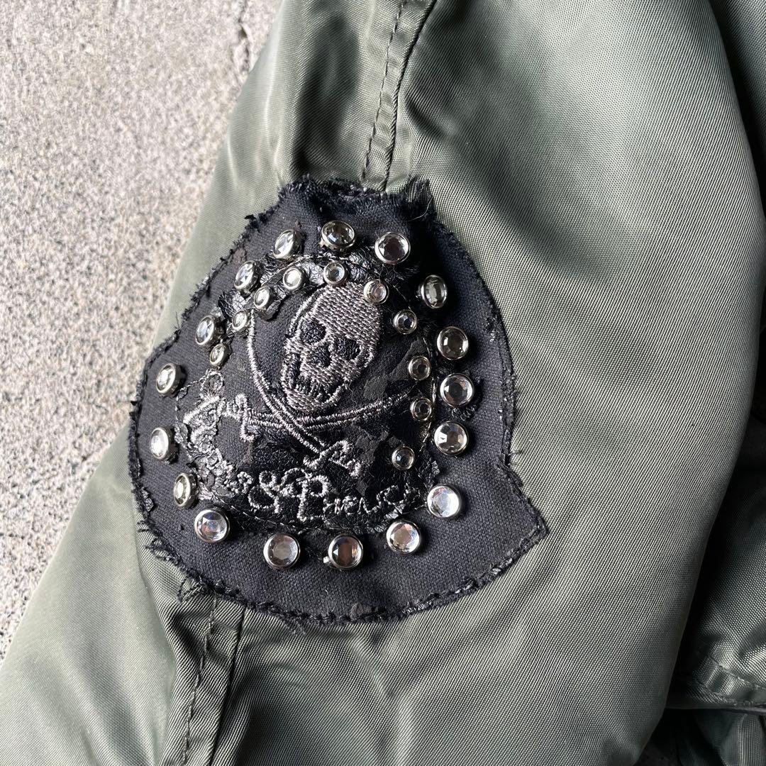 AVIREX N-2B フライトジャケット レオパード柄 短丈 00s y2k