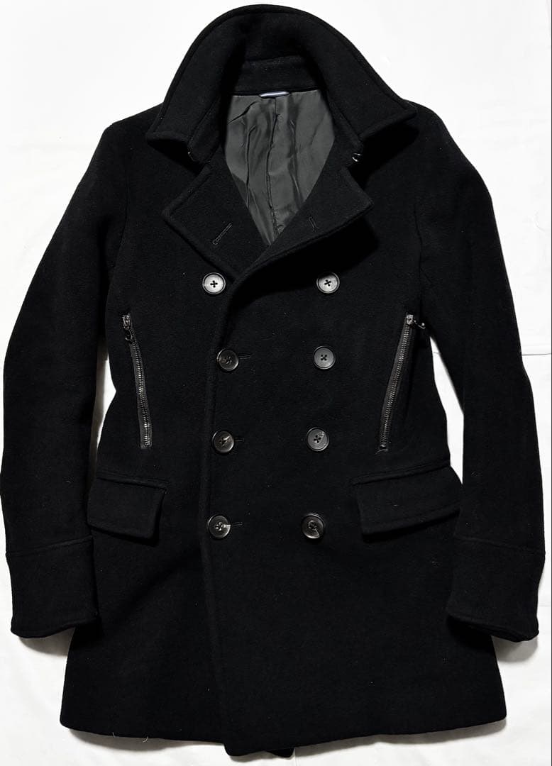 美品 junhashimoto ジュンハシモト 10万円程 カシミヤ ピーコート