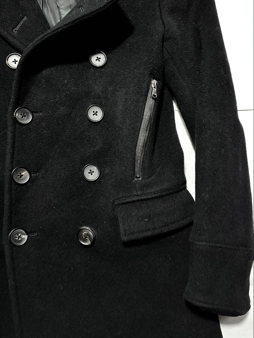 美品 junhashimoto ジュンハシモト 10万円程 カシミヤ ピーコート