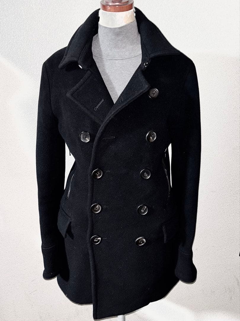 美品 junhashimoto ジュンハシモト 10万円程 カシミヤ ピーコート