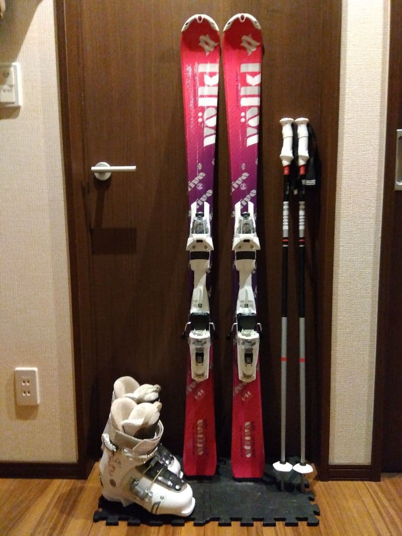 ♡美品♡/VOLKL/学生・レディース用/スキーセット/メンテ・WAX済み✔