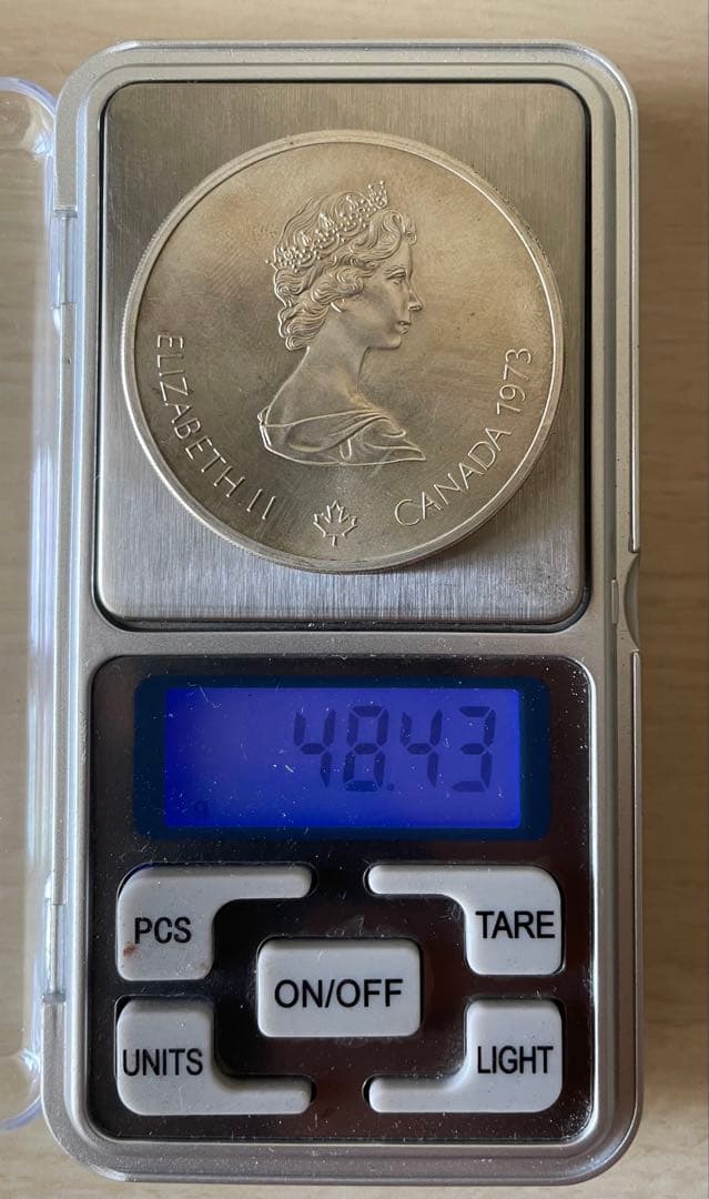 モントリオールオリンピック 10ドル銀貨