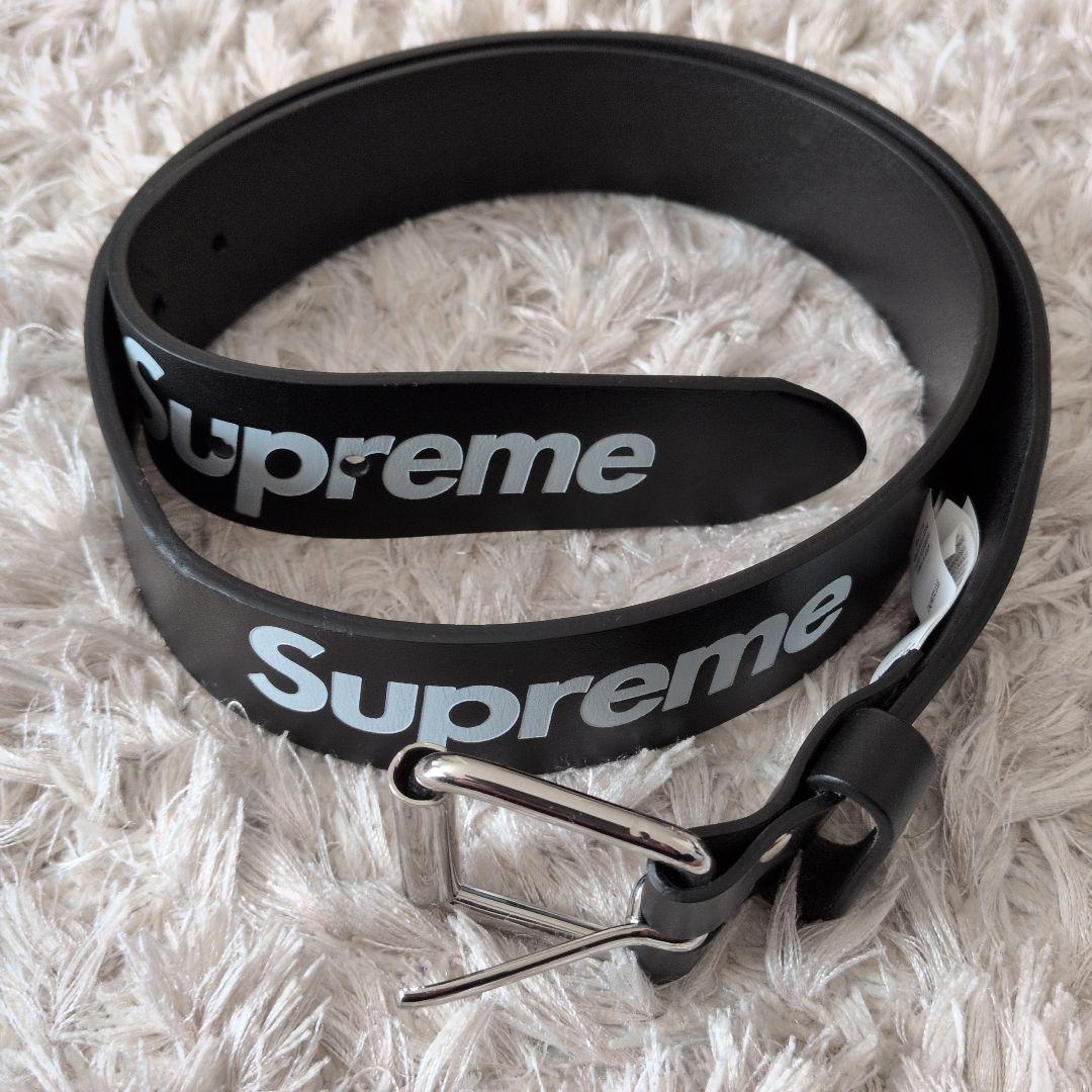 k*o様 Supreme ブラック ロゴベルト
