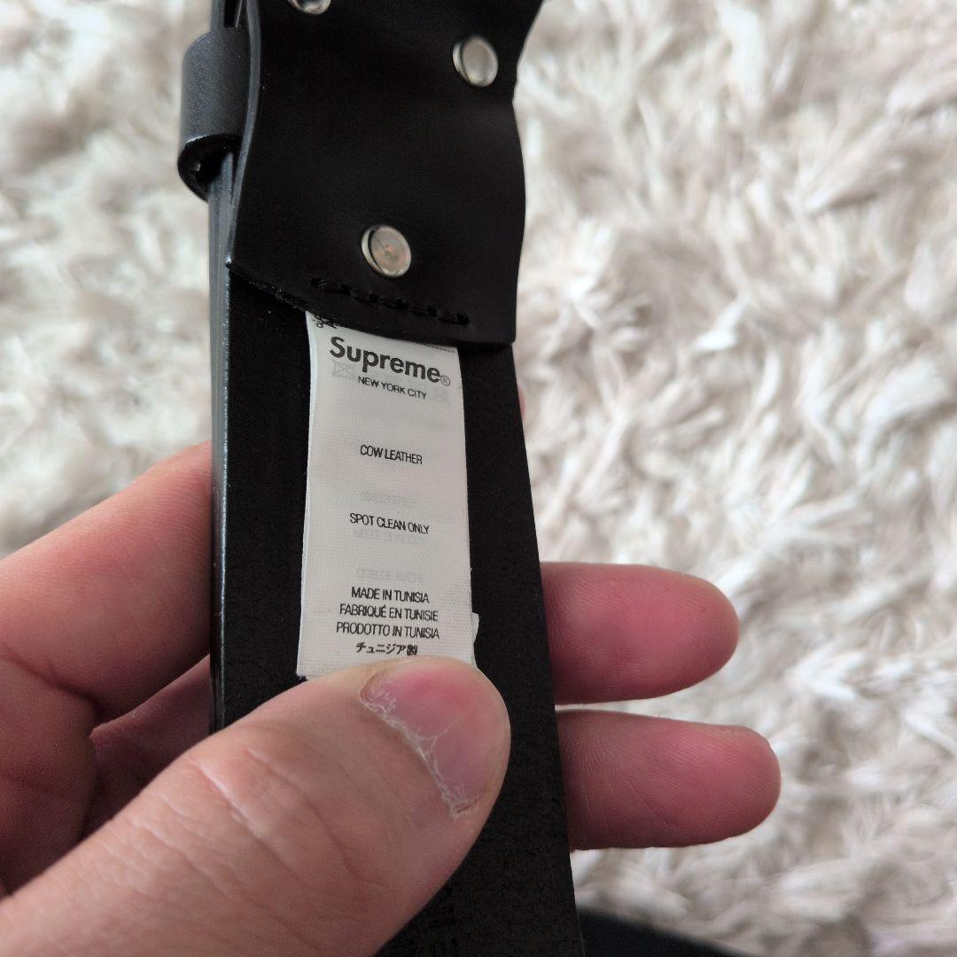 k*o様 Supreme ブラック ロゴベルト