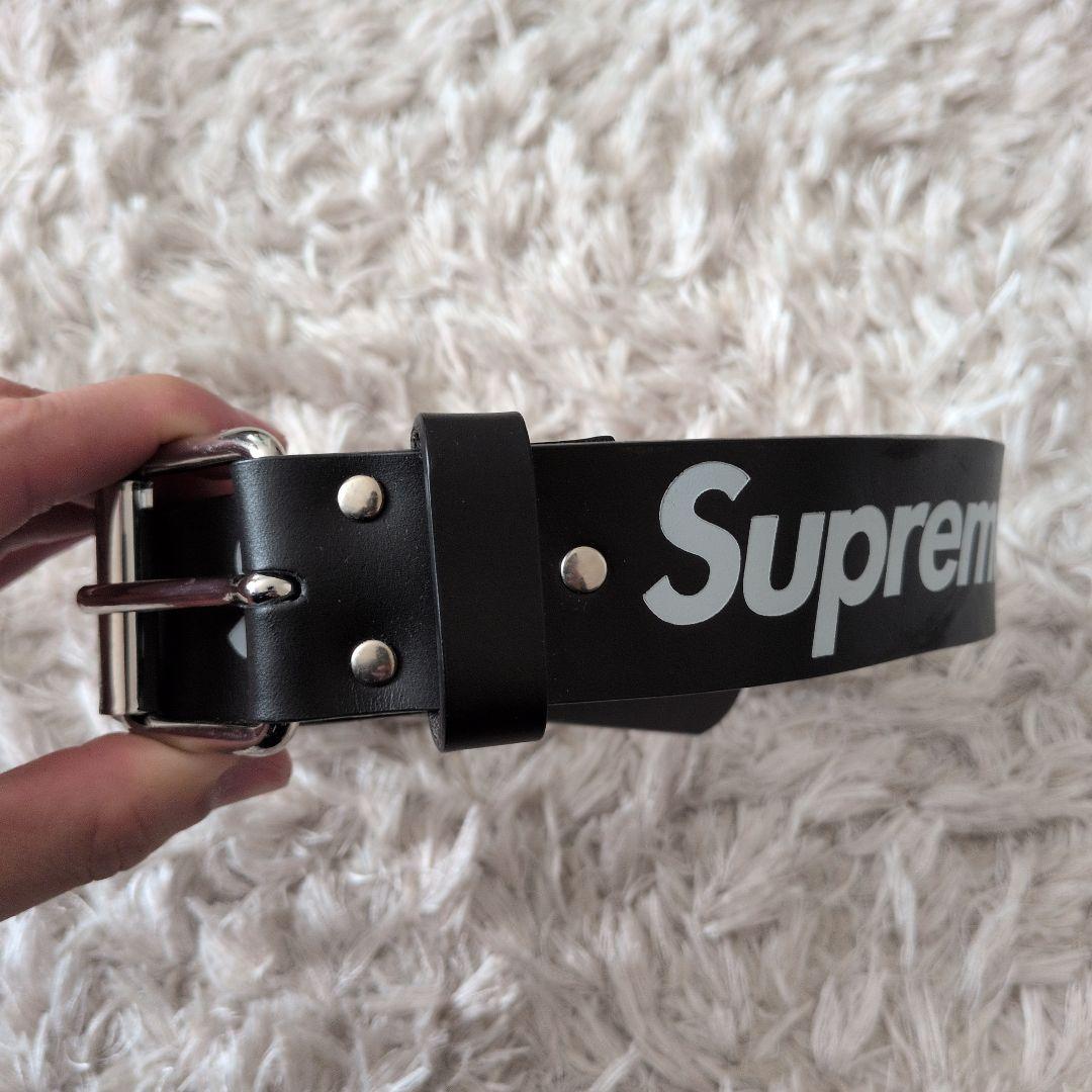 k*o様 Supreme ブラック ロゴベルト