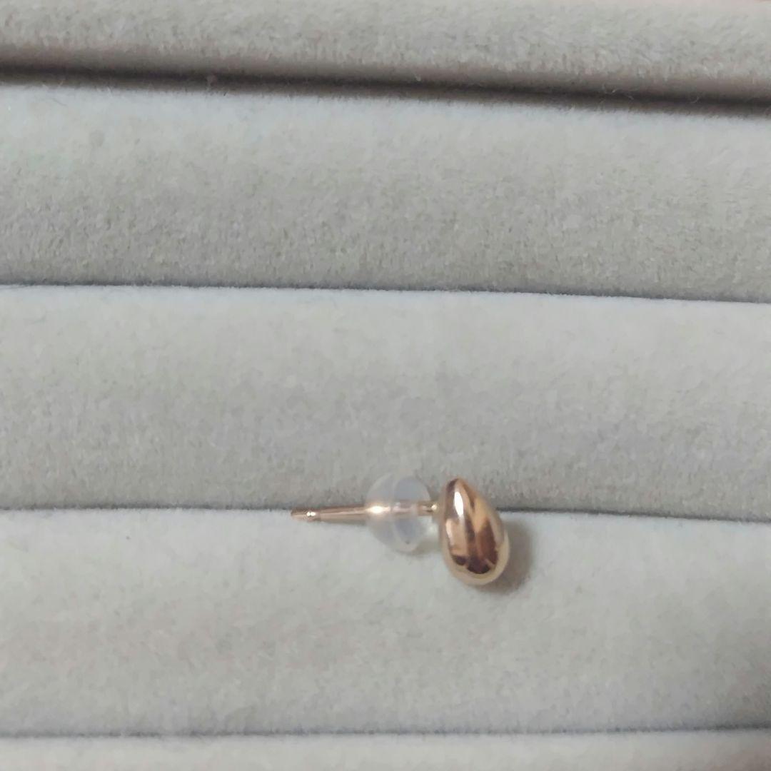 K18 PG carat ティアドロップピアス