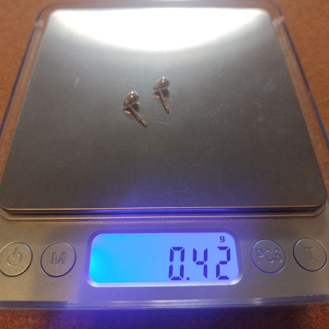 K18 PG carat ティアドロップピアス