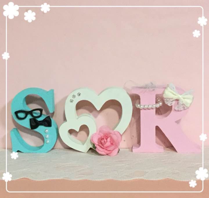 愛花様確認用♡ウエディングバージョン・イニシャルオブジェ