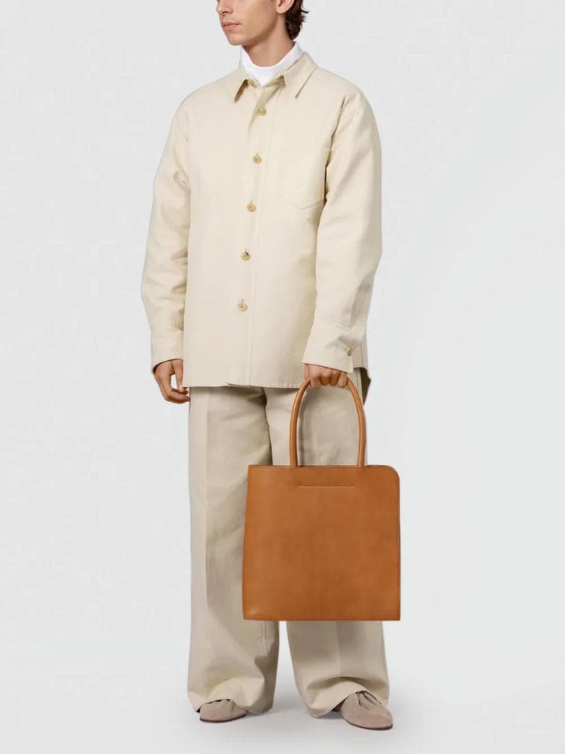 【美品】土屋鞄　ブラックヌメ ブックトート 色: オーク