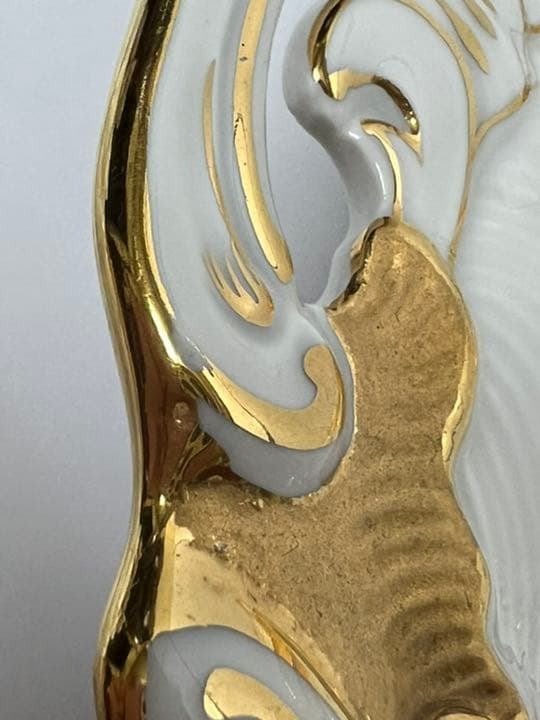 Meissen マイセン　金彩透かし大皿