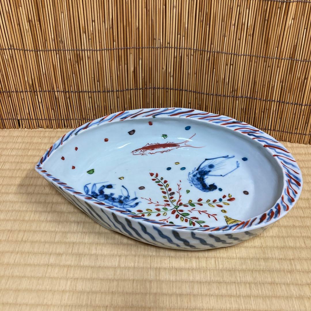 魯山人　鮑型写し