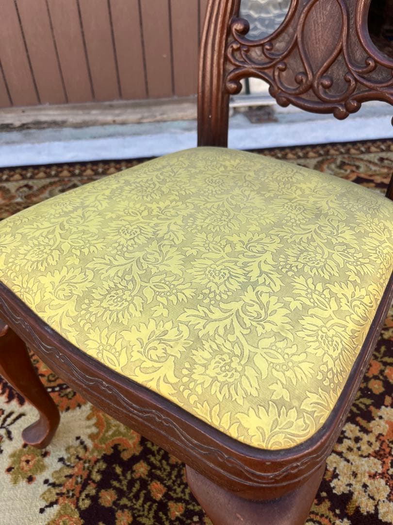 希少 フランスベッド 椅子 アンティーク チェア 猫脚 インテリア ビンテージ