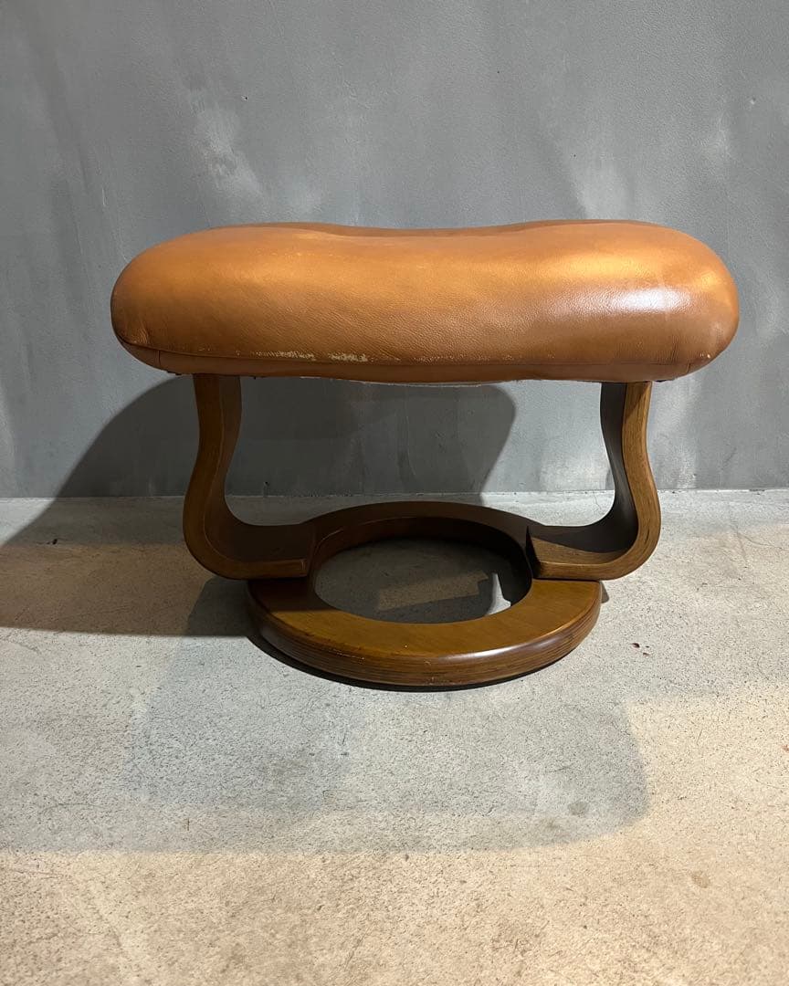 オットマン　キャメルブラウン