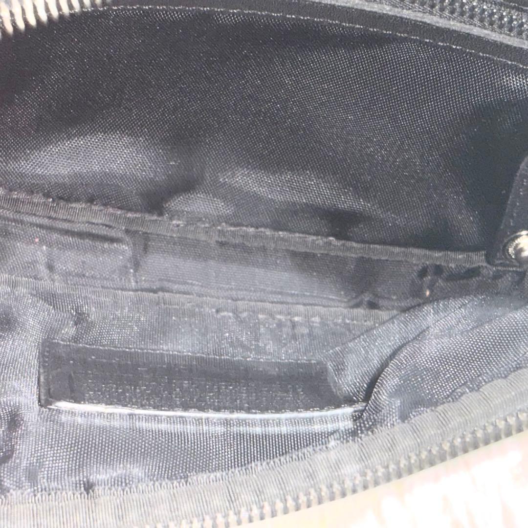 美品　COACH　ボディバッグ　ショルダーバッグ　ボディバッグ　レザー　ブラック