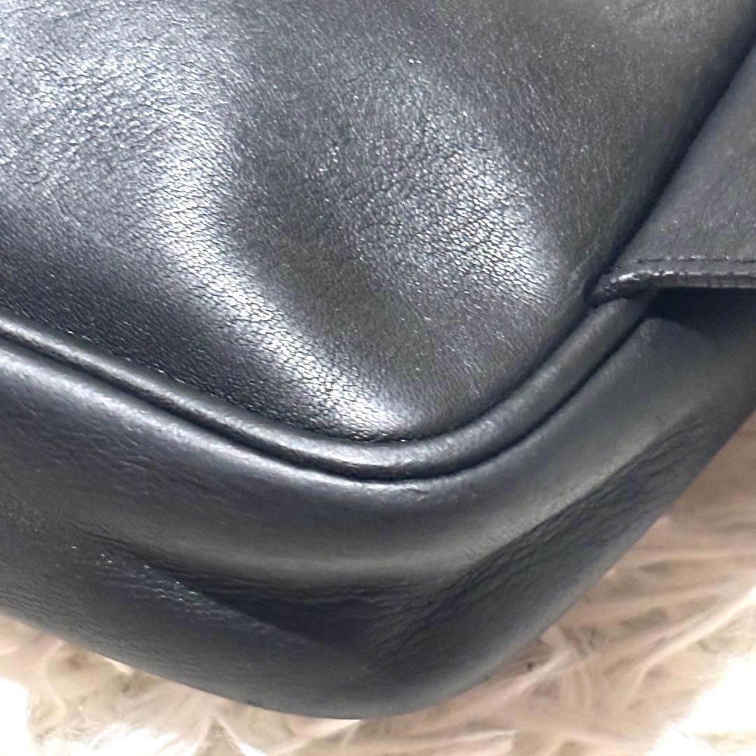 美品　COACH　ボディバッグ　ショルダーバッグ　ボディバッグ　レザー　ブラック