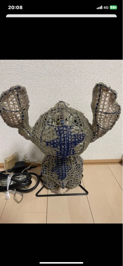 スティッチ フィギュアLED 3Dモチーフライト イルミネーション