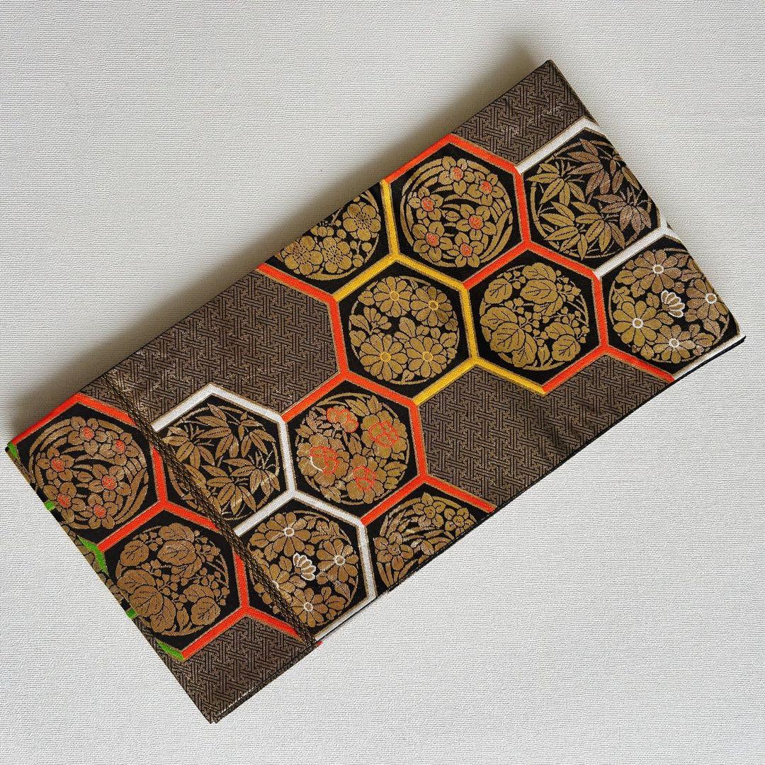 セット　七五三７歳女の子　着物＆帯＆長襦袢＆小物　オレンジ　花御所車　牡丹　鶴