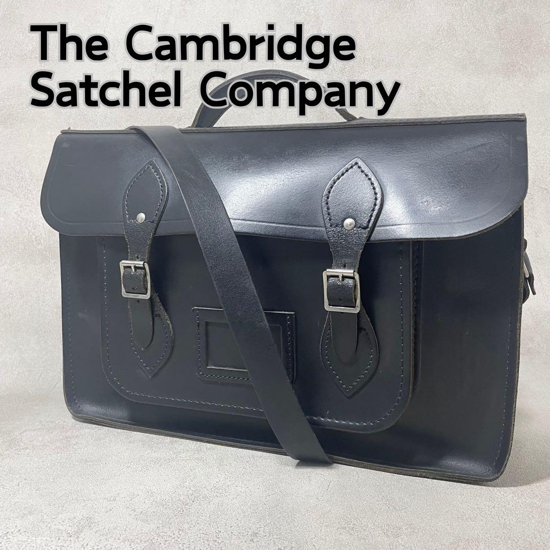 ケンブリッジ サッチェル 15インチ バッチェル レザー ショルダーバッグ 黒