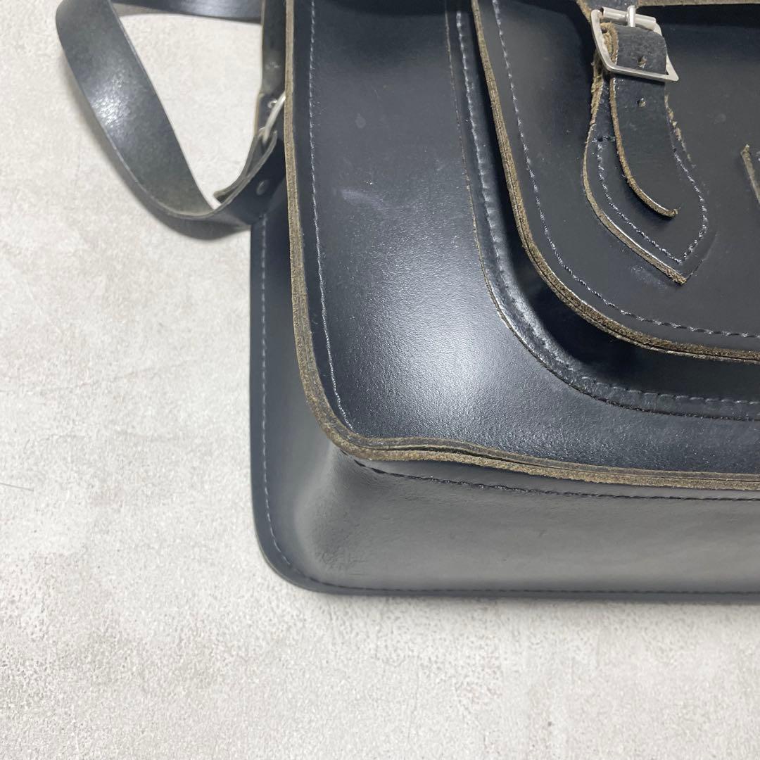 ケンブリッジ サッチェル 15インチ バッチェル レザー ショルダーバッグ 黒