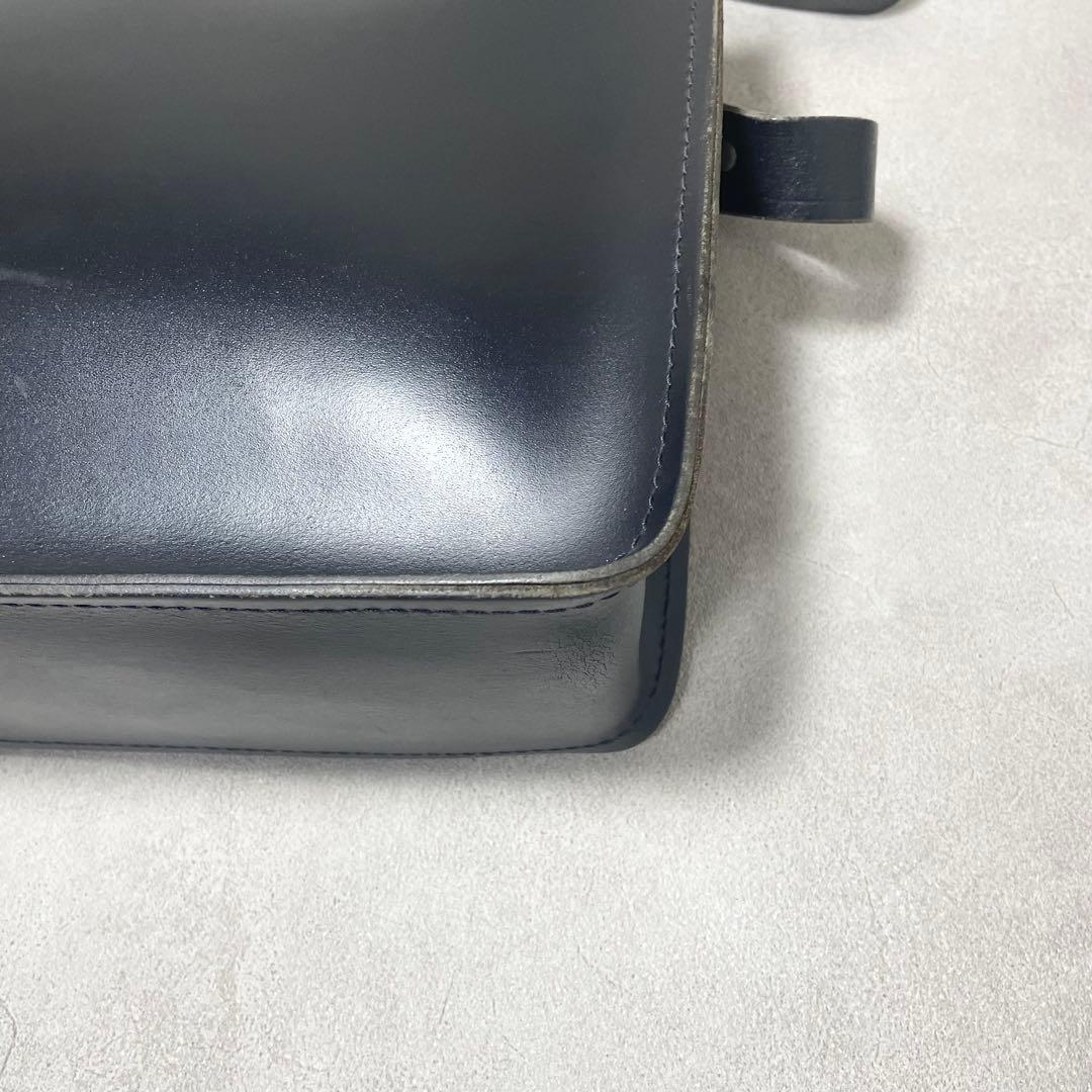 ケンブリッジ サッチェル 15インチ バッチェル レザー ショルダーバッグ 黒