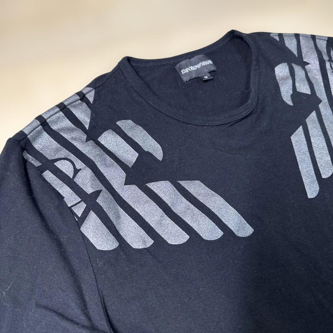 希少品　ENPORIO ARMANI 長袖カットソー グラフィックプリント