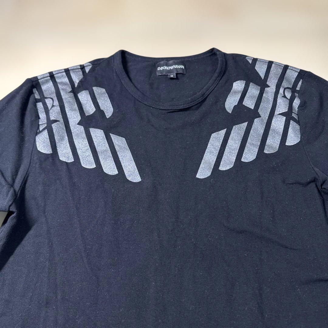 希少品　ENPORIO ARMANI 長袖カットソー グラフィックプリント