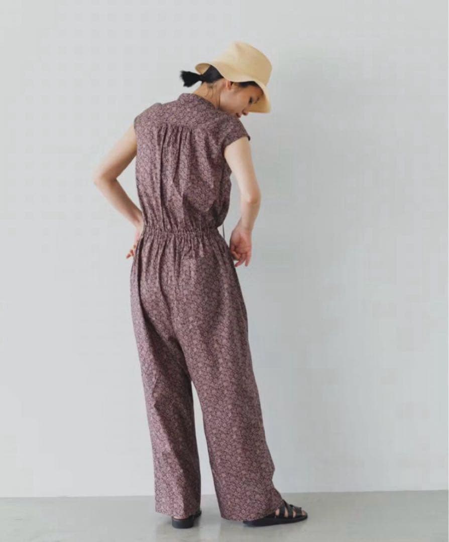 北欧、暮らしの道具店　リバティプリントのオールインワン