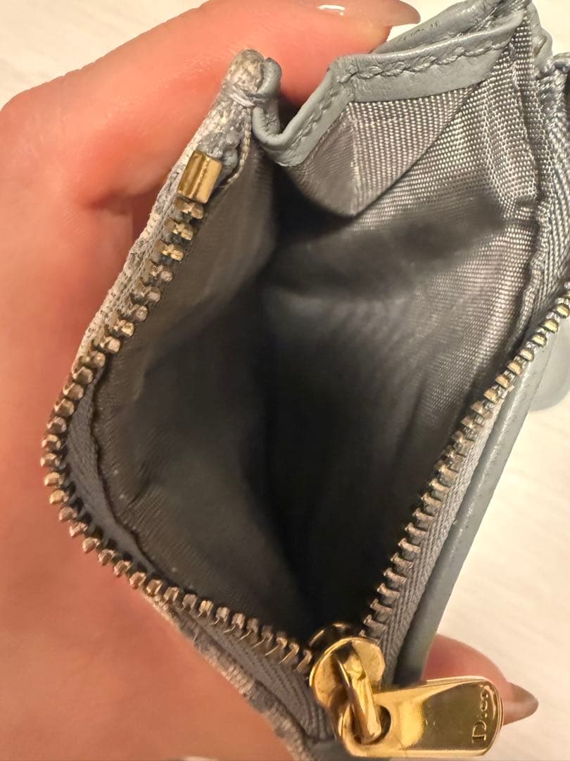 Dior クリスチャンディオール ロータスウォレット サドル 箱付き