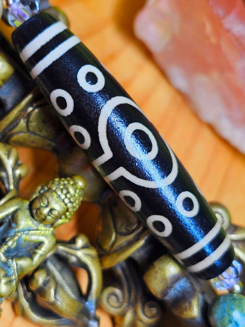 奇跡の十五眼天珠と日本銘石たちのブレス