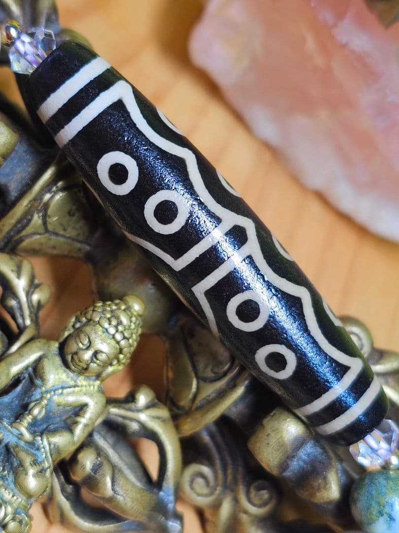 奇跡の十五眼天珠と日本銘石たちのブレス