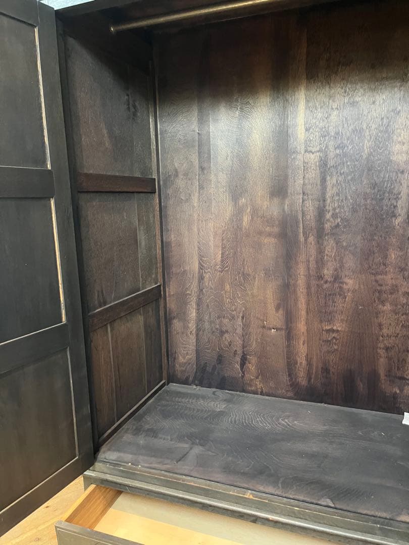 アンティーク ワードローブ クローゼット 木彫インテリア 大正ロマン ビンテージ