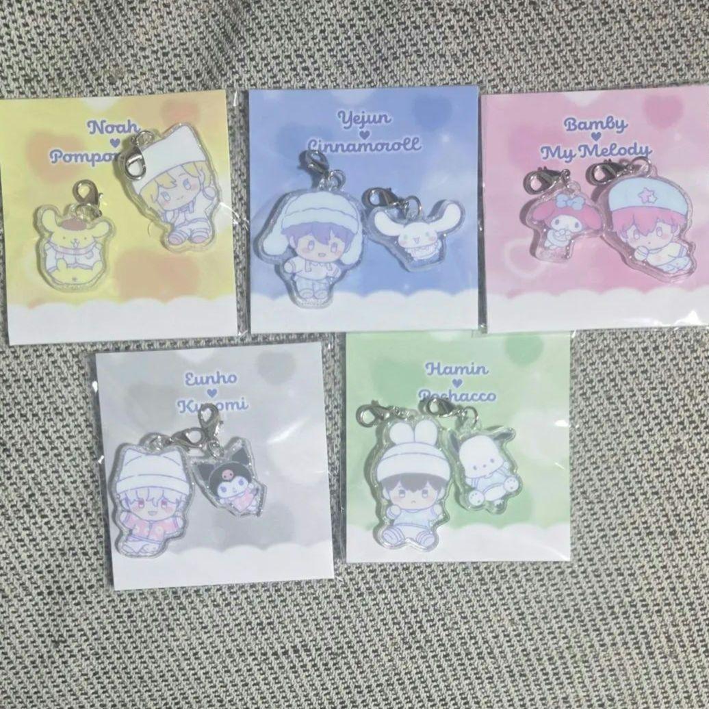 PLAVE アクリル チャーム キーリング　5人　セット　bbuu md