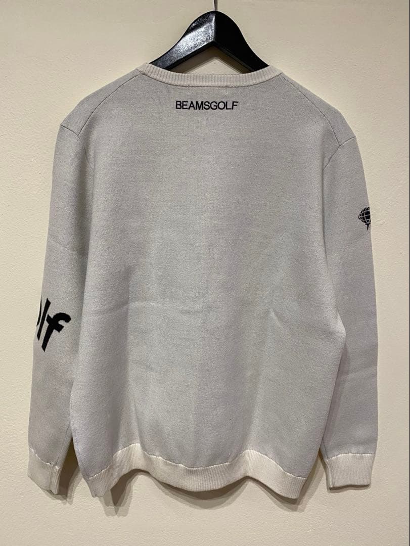 BEAMS GOLF グレー ニットセーター Lサイズ
