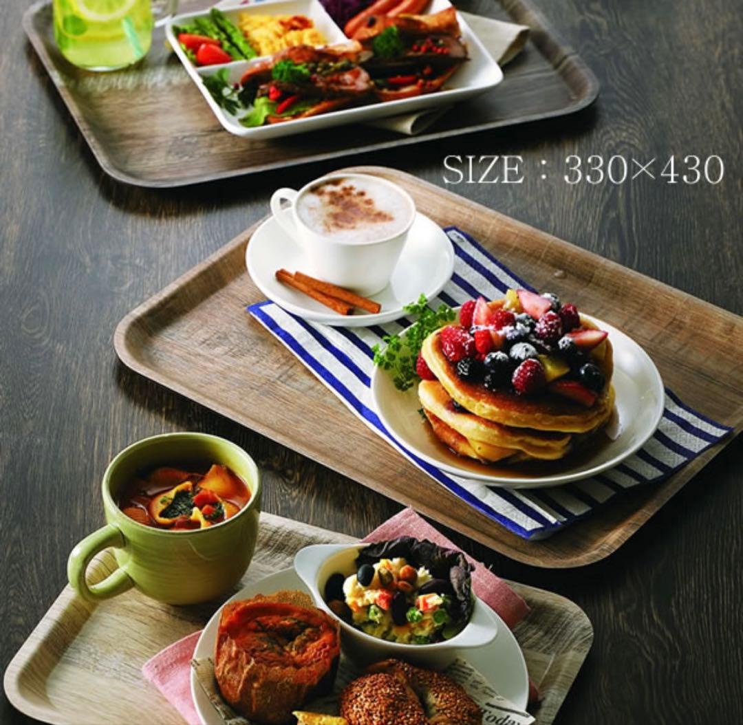 CAMBRO キャンブロ ヴィンテージウッド調トレー 木製トレー 木目調　30枚