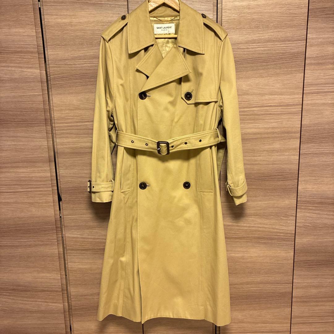 SAINT LAURENT ベージュ トレンチコート