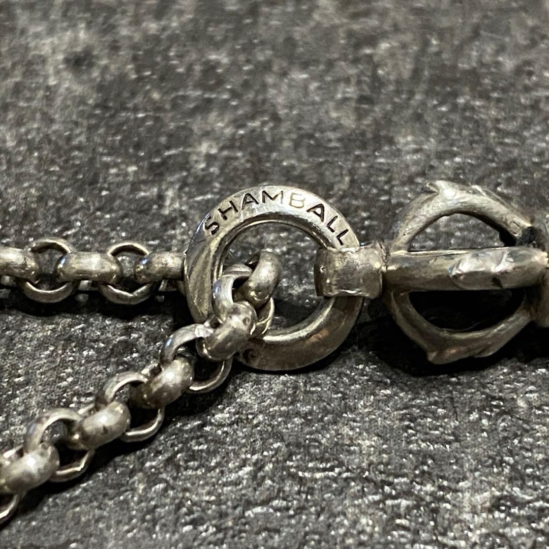 廃盤 SHAMBALLA シャンバラ スカル ダガー ペンダント ネックレス
